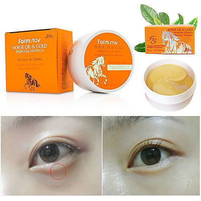 FarmStay Horse Oil &amp; Gold Hydrogel Eye Patch