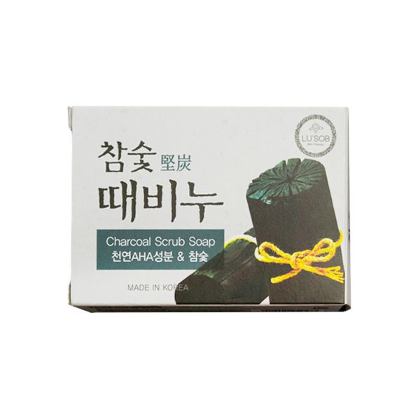 Мыло-скраб с экстрактами древесного угля DongBang Charcoal Stain Remover Soap