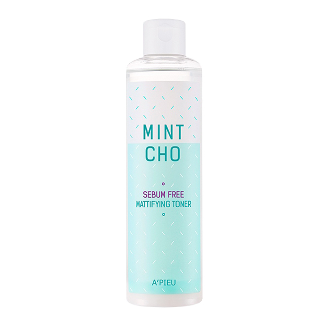 Освежающий тонер с матирующим эффектом  A'PIEU Mint Cho Sebum Free Mattifying Toner