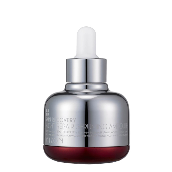 Омолаживающая ночная ампульная сыворотка Mizon Night Repair Seruming Ampoule
