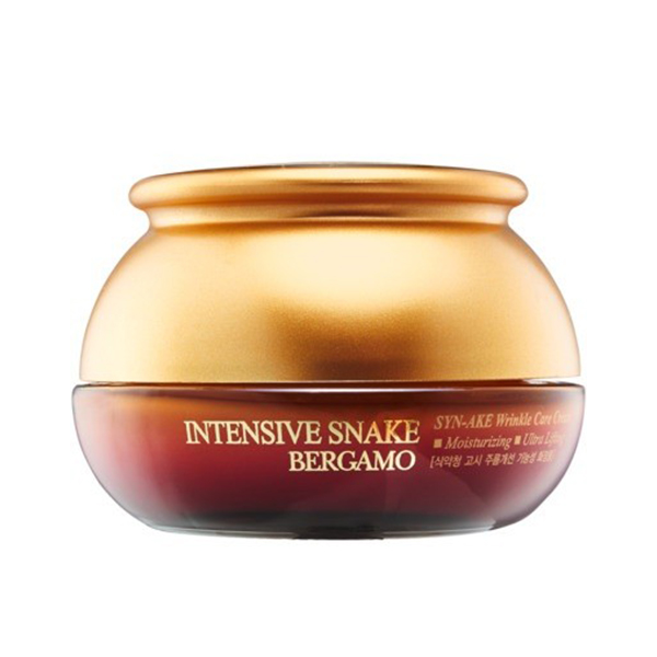 Антивозрастной крем со змеиным пептидом Bergamo Intensive Snake Synake Wrinkle Cream