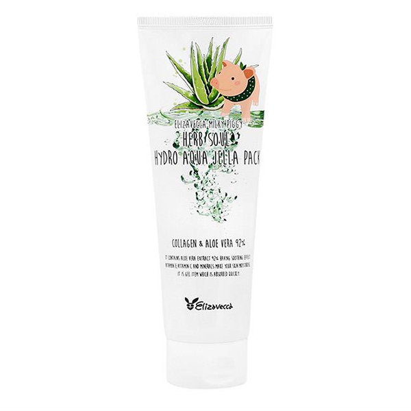 Увлажняющая коллагеновая маска&nbsp;с алоэ Elizavecca Herb Soul Hydro Aqua Jella Pack