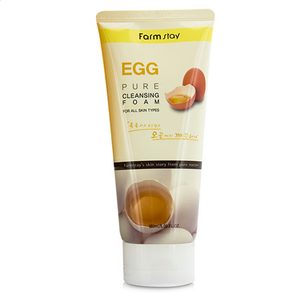 Пенка с яичным экстрактом FarmStay Egg Pure Cleansing Foam