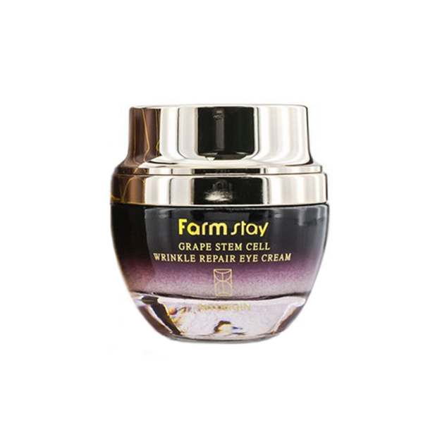 Крем для глаз с фито-стволовыми клетками винограда FarmStay Grape Stem Cell Wrinkle Repair Eye Cream