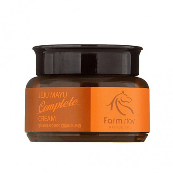 Питательный крем с лошадиным маслом FarmStay Jeju Mayu Complete Horse Oil Cream