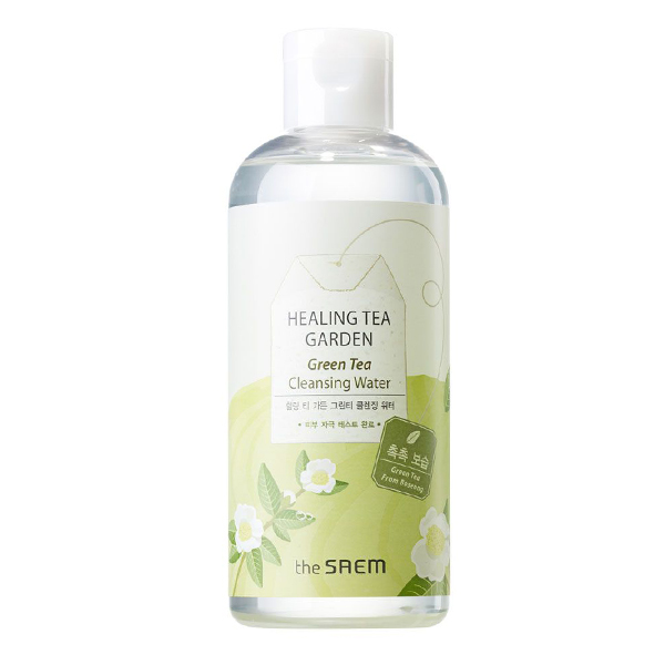 Мицеллярная вода с зелёным чаем  The Saem Healing Tea Garden Green Tea Cleansing Water