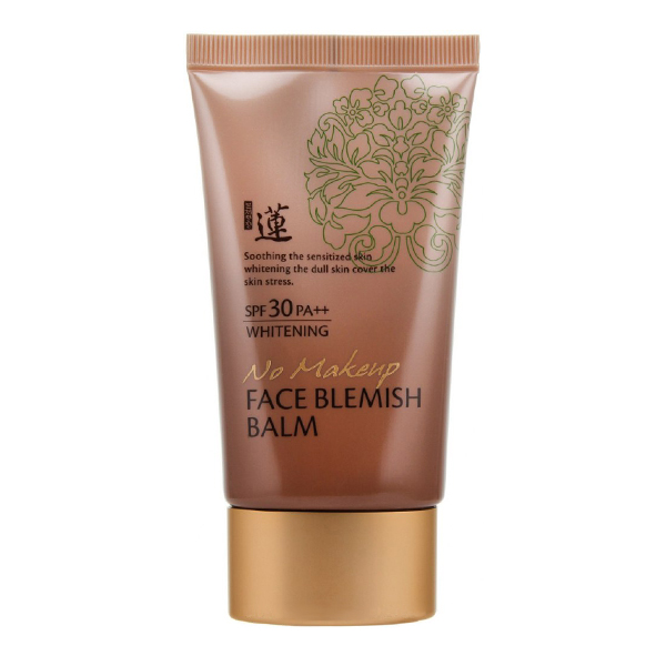 ББ крем с эффектом No Make-up Welcos Lotus No Make-Up Blemish Balm