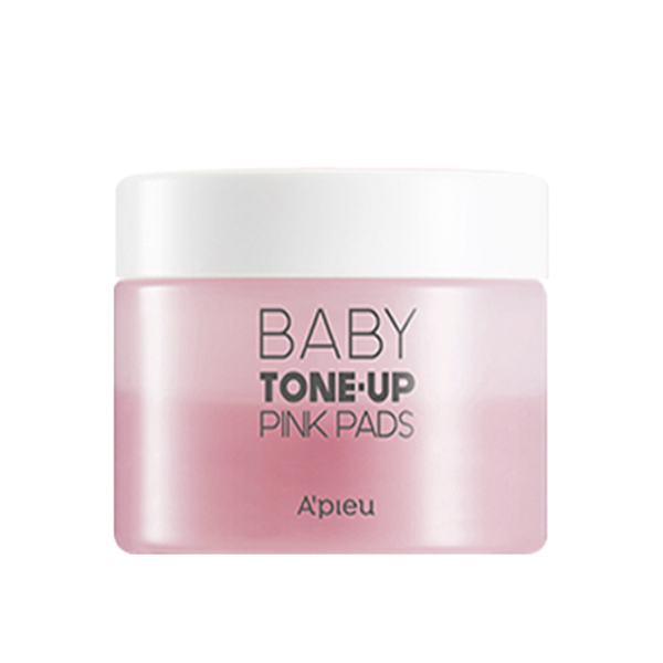Увлажняющие пады для выравнивания тона кожи  A'PIEU Baby Tone-Up Pink Pads
