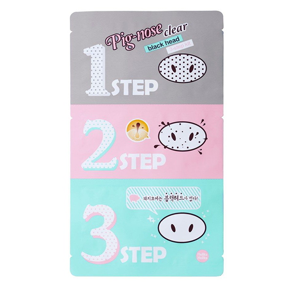 3-х ступенчатый набор патчей для очистки пор Holika Holika Pig Nose Clear Black Head 3-Step Kit
