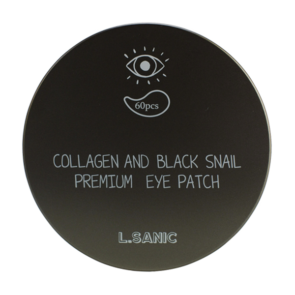 Патчи для глаз с коллагеном и муцином чёрной улитки  L.Sanic Collagen and Black Snail Premium Eye Patch