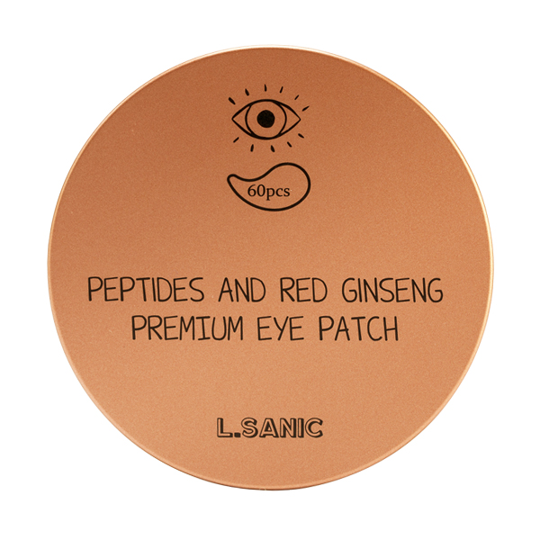 Патчи для глаз с пептидами и экстрактом красного женьшеня L.Sanic Peptides and Red Ginseng Premium Eye Patch