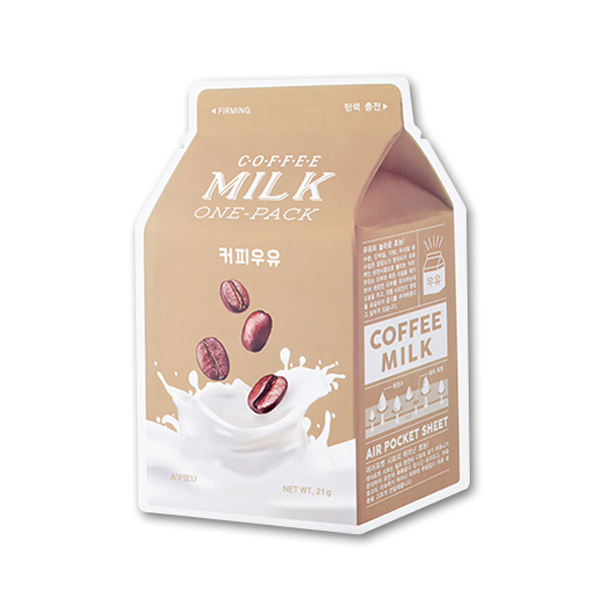Молочная тканевая маска с кофе  A'PIEU Coffee Milk One Pack