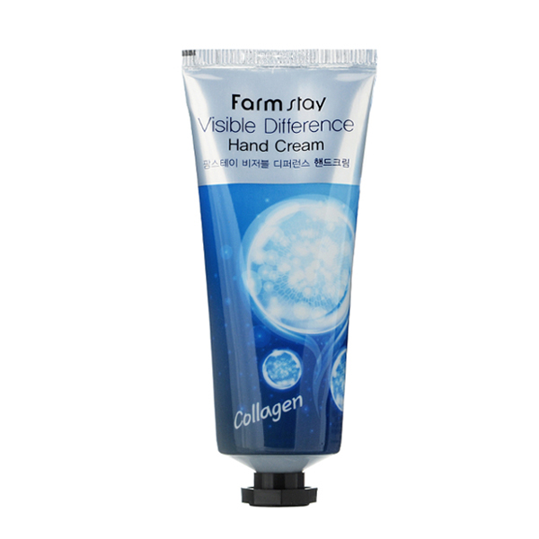 Крем для рук с коллагеном  FarmStay Visible Difference Collagen Hand Cream