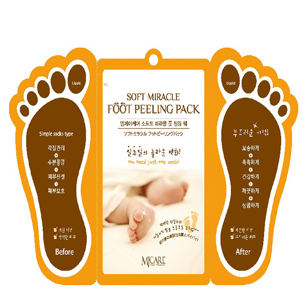 Пилинг для ног MJ Care Soft Miracle Foot Peeling Pack