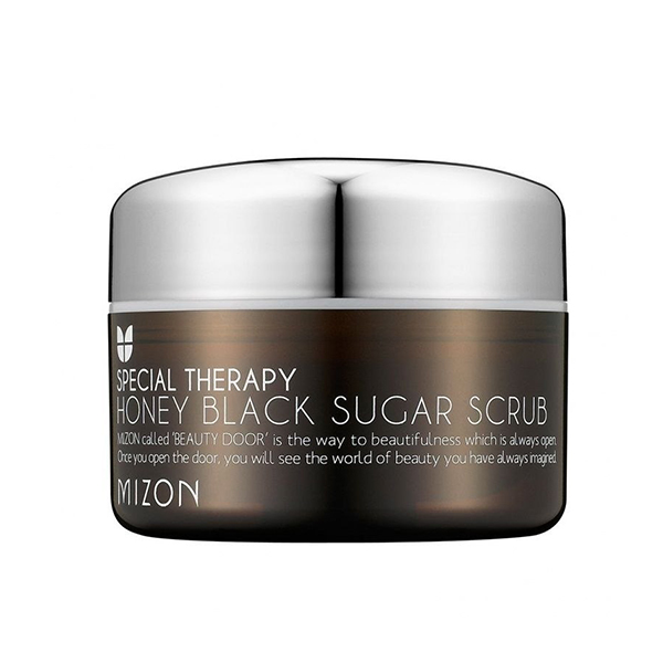 Медовый скраб с натуральным черным сахаром Mizon Honey Black Sugar Scrub