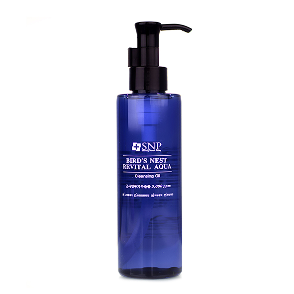 Гидрофильное масло с экстрактом ласточкиного гнезда, 200 мл SNP Bird's Nest Revital Aqua Cleansing Oil