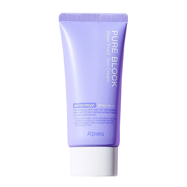 Ультрастойкий солнцезащитный крем A'PIEU Pure Block Water Proof Natural Sun Cream SPF50 PA+++