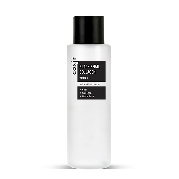 Тонер с коллагеном и муцином чёрной улитки Coxir Black Snail Collagen Toner