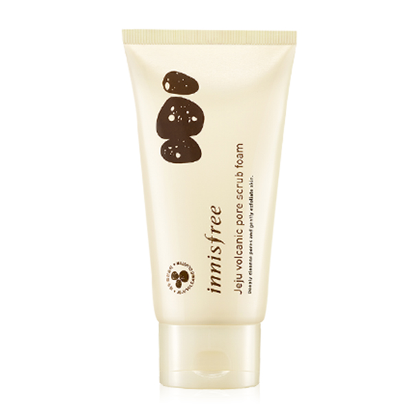 Скраб-пенка с вулканическим пеплом Innisfree Jeju Volcanic Pore Pore Scrub Foam