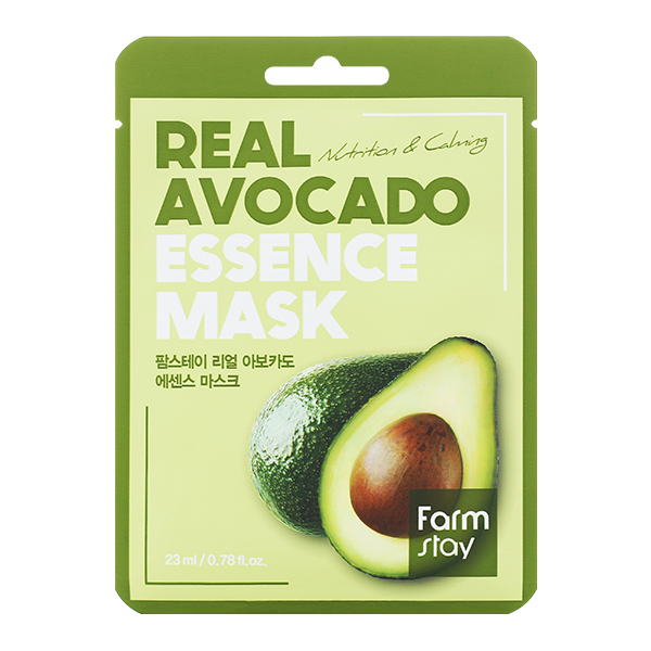 Тканевая маска с авокадо  FarmStay Real Avocado Essence Mask
