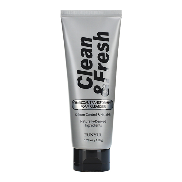 Очищающая пенка-трансформер с углём EUNYUL Clean & Fresh Charcoal Transforming Foam Cleanser