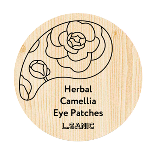 Антиоксидантные патчи для глаз с экстрактом камелии L.Sanic Herbal Camellia Hydrogel Eye Patches