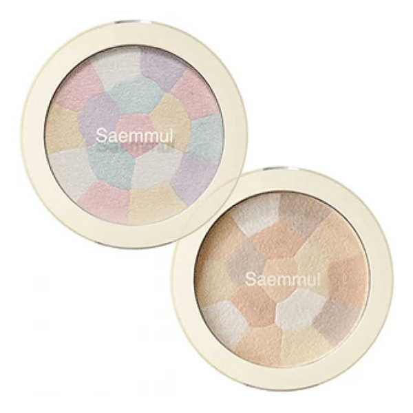 Хайлайтер минеральный для скульптурирования лица The Saem Saemmul Luminous Multi Highlighter #Gold Beige