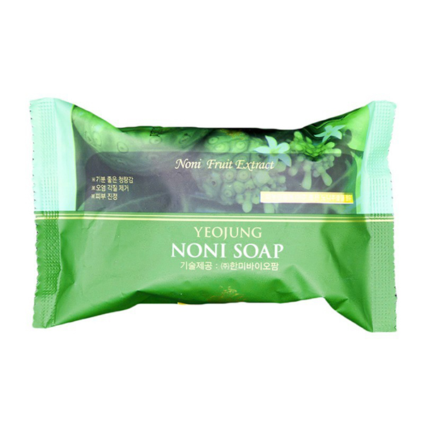 Очищающее мыло с эффектом пилинга с экстрактом нони Juno Yeojung Noni Soap