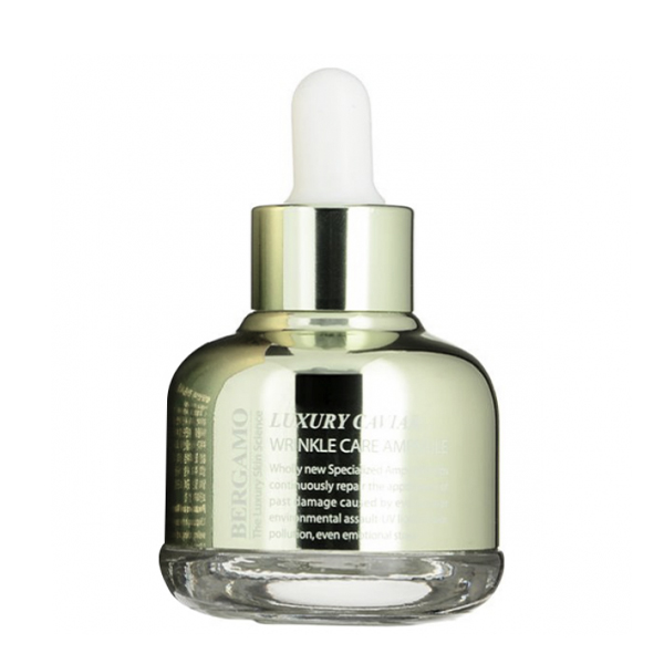 Ампульная сыворотка с экстрактом чёрной икры&nbsp; Bergamo Luxury Caviar Wrinkle Care Ampoule