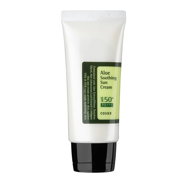 Солнцезащитный крем с экстрактом алоэ SPF50 PA+++ Cosrx Aloe Soothing Sun Cream SPF50 PA+++