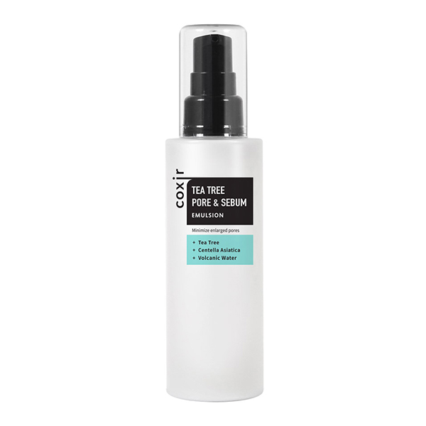 Освежающая эмульсия для проблемной кожи Coxir Tea Tree Pore & Sebum Emulsion
