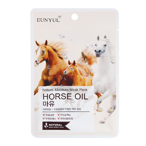 Тканевая маска c лошадиным маслом  Eunyul Natural Moisture Mask Pack Horse Oil