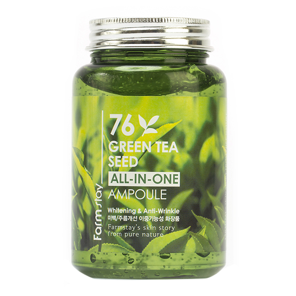 Ампульная сыворотка с семенами зеленого чая FarmStay 76 Green Tea All-In One Ampoule