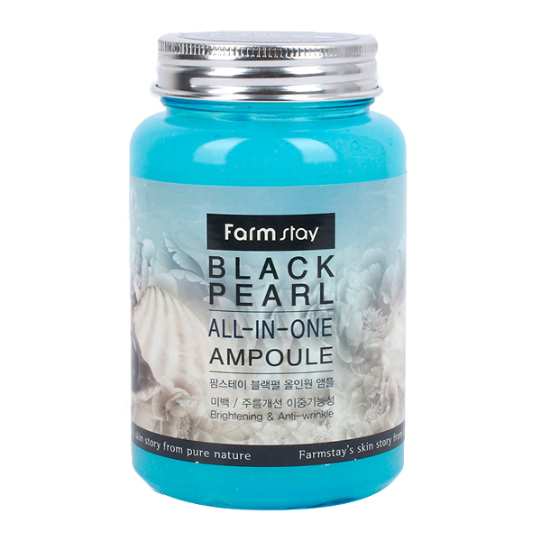 Ампульная сыворотка для лица с экстрактом черного жемчуга  FarmStay Black pearl All-In One Ampoule