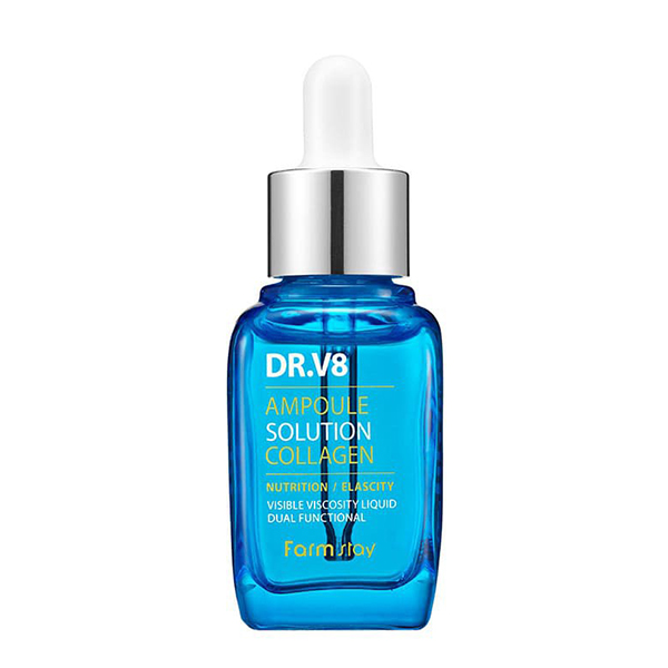 Увлажняющая ампульная сыворотка с коллагеном  FarmStay DR-V8 Ampoule Solution Collagen
