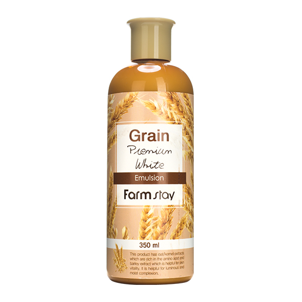 Эмульсия с экстрактами злаков  FarmStay Grain Premium White Emulsion