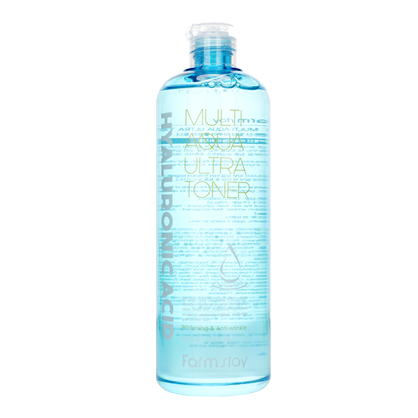 Увлажняющий тонер с гиалуроновой кислотой  FarmStay Hyaluronic Acid Multi Aqua Ultra Toner