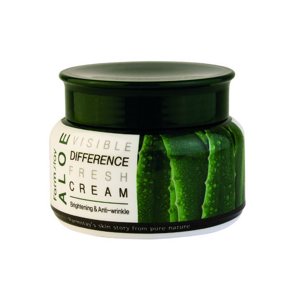 Увлажняющий крем для лица с алоэ FarmStay Visible Difference Fresh Cream (Aloe)