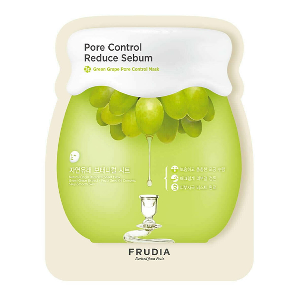 Тканевая маска с виноградом&nbsp; Frudia Green Grape Pore Control Sheet Mask