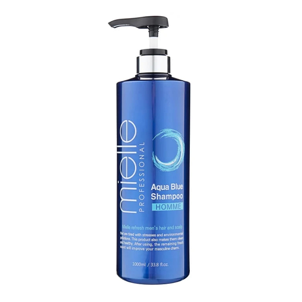 Освежающий шампунь для мужчин  Mielle Professional Aqua Blue Shampoo Homme