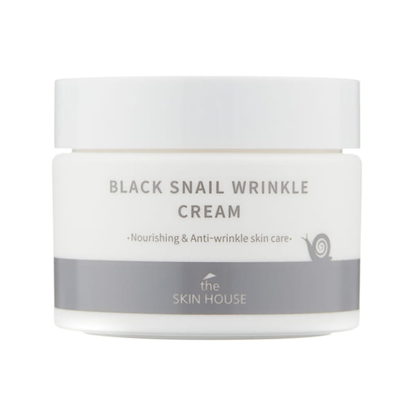 Омолаживающий крем с муцином чёрной улитки The Skin House Black Snail Wrinkle Cream