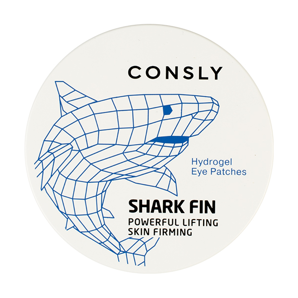 Гидрогелевые патчи для глаз Consly Hydrogel Shark Fin Eye Patches