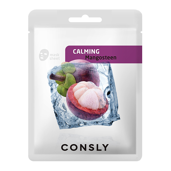 Успокаивающая тканевая маска с мангостином  Consly Mangosteen Calming Mask Pack