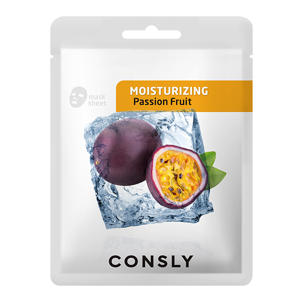Тканевая маска с экстрактом маракуйи Consly Passion Fruit Moisturizing Mask Pack