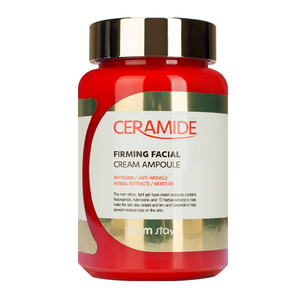 Восстанавливающий ампульный крем с керамидами  FarmStay Ceramide Firming Facial Cream Ampoule