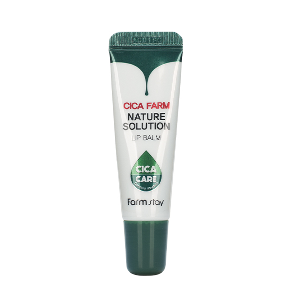 Восстанавливающий бальзам для губ с центеллой азиатской  FarmStay Cica Farm Nature Solution Lip Balm