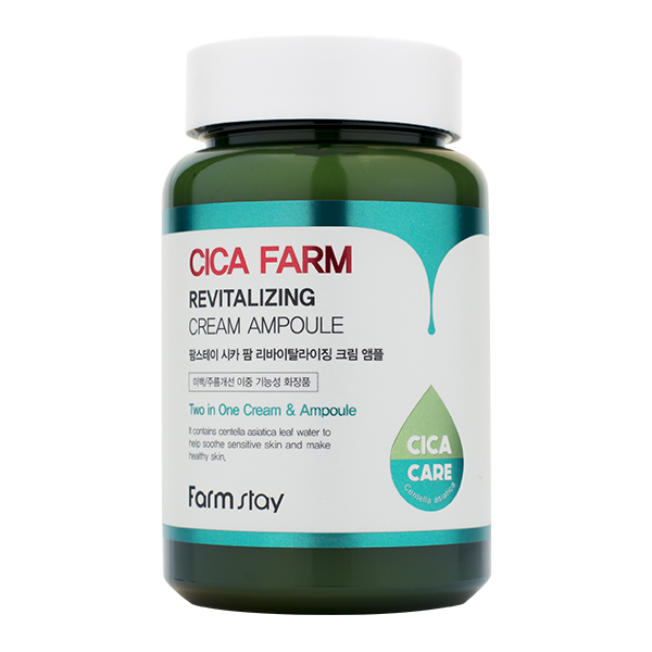Ампульный крем с центеллой азиатской  FarmStay Cica Farm Revitalizing Cream Ampoule