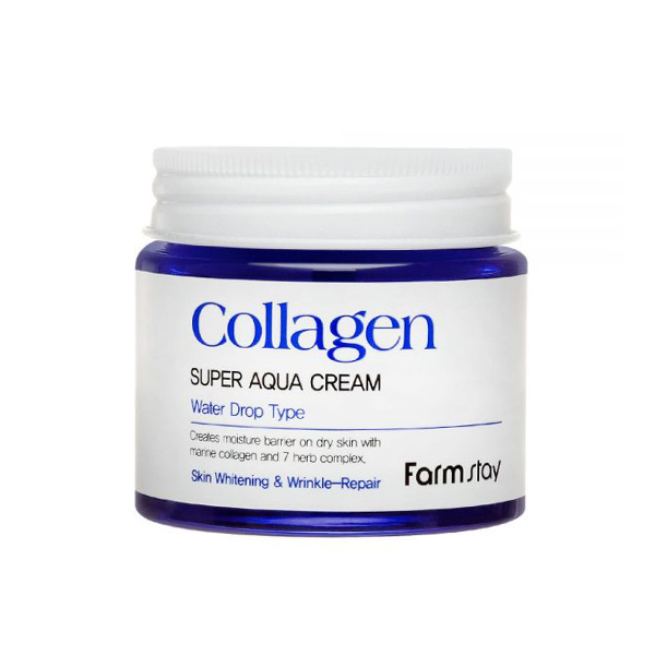 Увлажняющий крем с коллагеном  FarmStay Collagen Super Aqua Cream