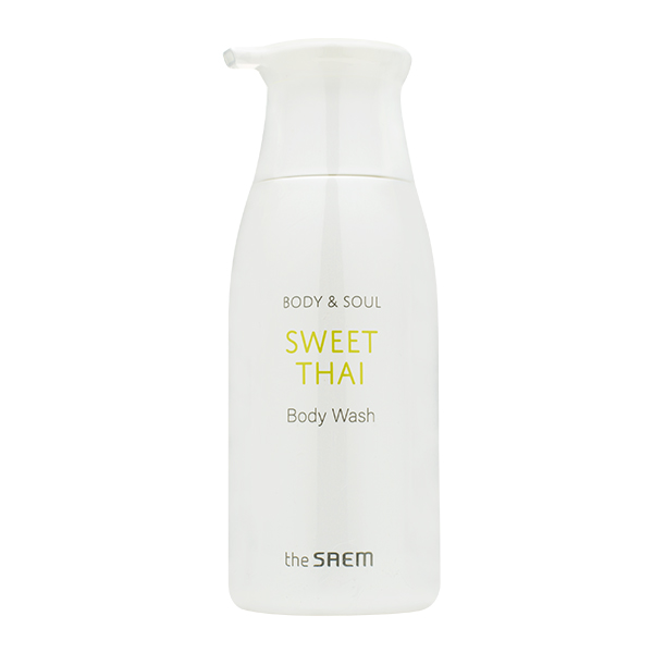 Гель для душа с ароматом персика The Saem Sweet Thai Body & Soul Body Wash