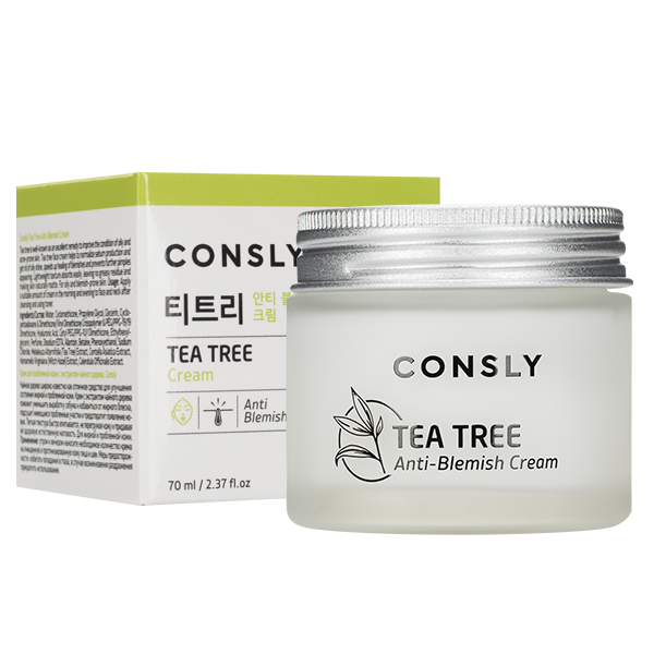 Крем для проблемной кожи с чайным деревом  Consly Tea Tree Anti-Blemish Cream